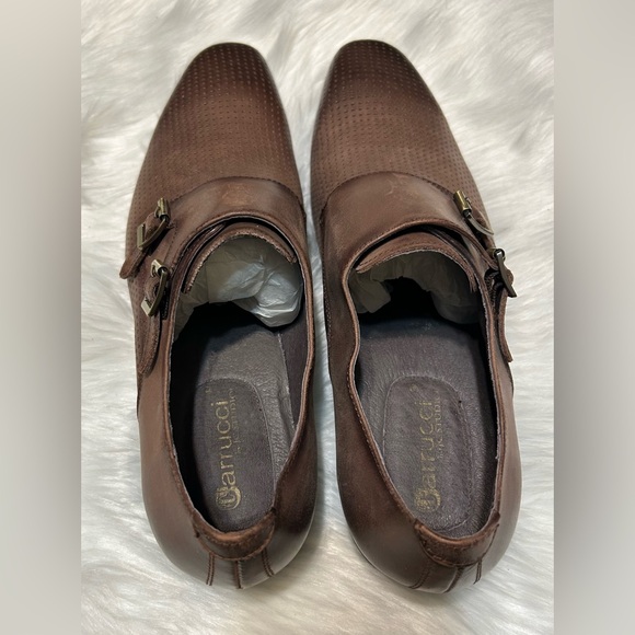 Carrucci Perforated Double Monk Strap Red Bottom K5308-06 Shoes - Picture 7 of 9